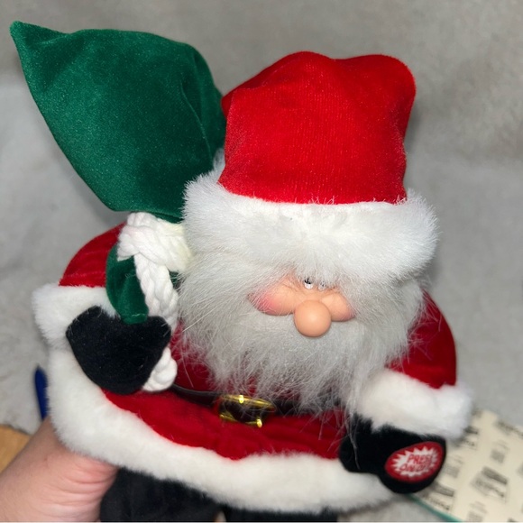 Main Joy Limited 7" x 7" singing Santa Claus Vintage Hong Kong loud singing - Picture 12 of 12